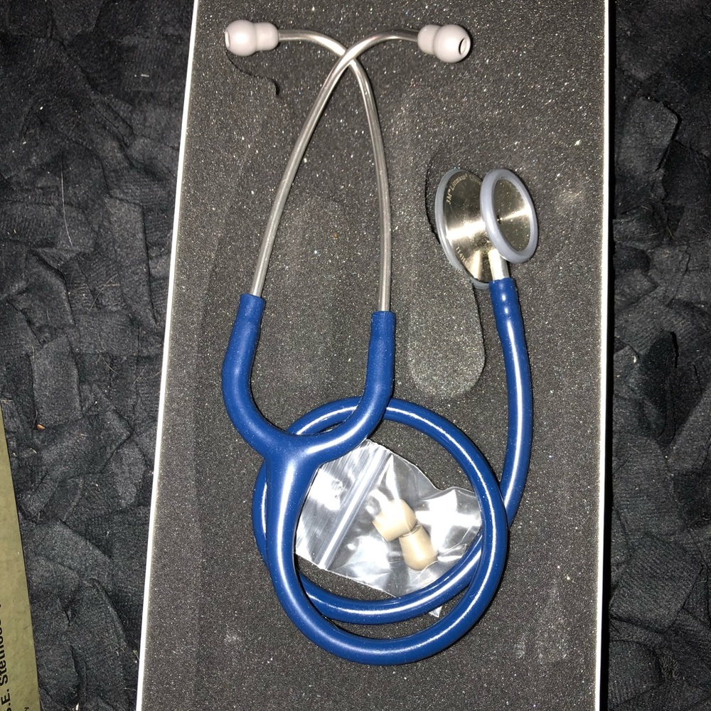 Navy blue littmann stethoscope
